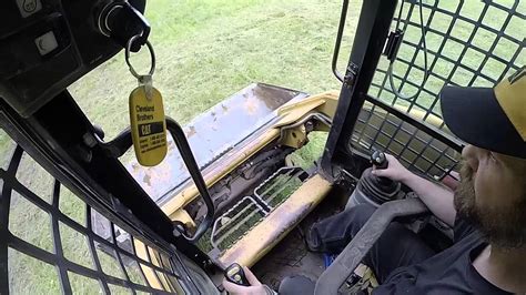 cut the center out of skid steer lap bar|cat skid steer adjustment.